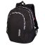 Target 3 Zip Duel Black Dots Student Backpack 26641