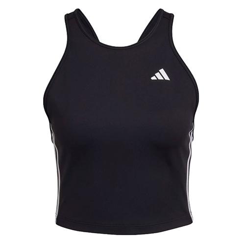 Dámské tílko Adidas 3S Crop - Barva: Černá, Velikost: M
