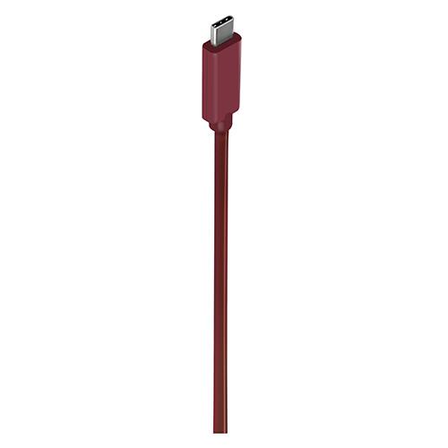 Meliconi SPEAK FLUO USB-C RED 497411 headphones, red
