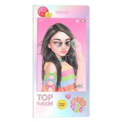 Kreativní bloček s 3D obrázkem a zvukovým efektem Top Model, Janet s brýlemi