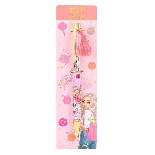 Kugelschreiber mit Quaste Top Model Candy, Gold