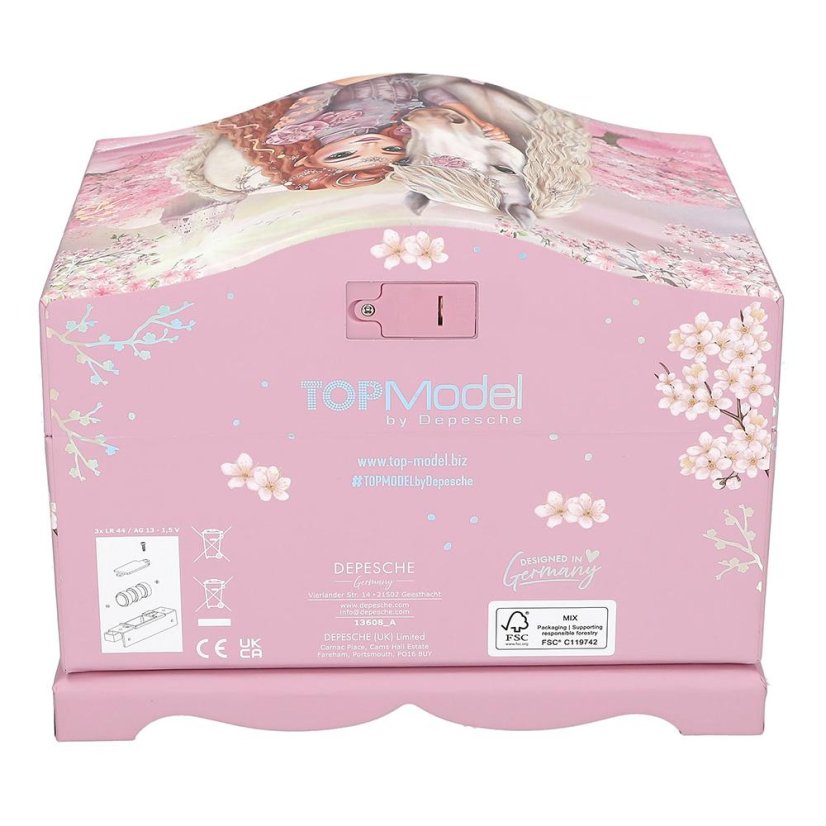 Schmuckkästchen mit LED-Effekt Top Model Viva Violet