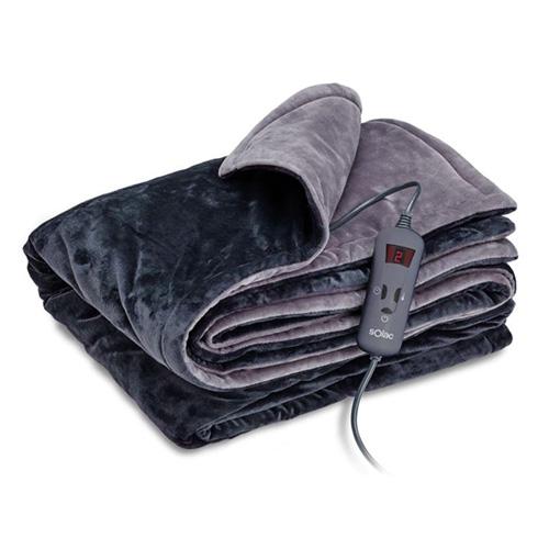 Solac Reikiavik single CT8607 gray-black heated blanket
