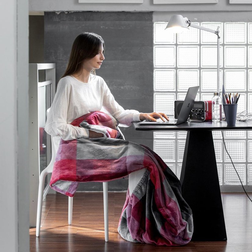 Heizdecke Imetec Adapto Tartan 16777 rot