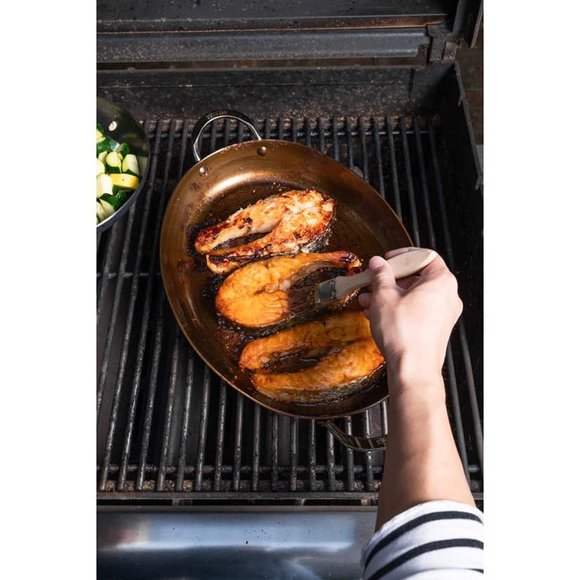 De Buyer MINERAL B 5651.36 oval steel pan, 36 cm