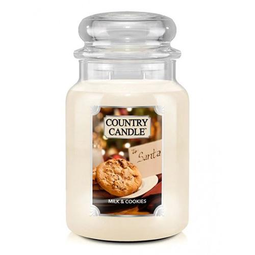 Country Candle große Kerze, Milk & Cookies