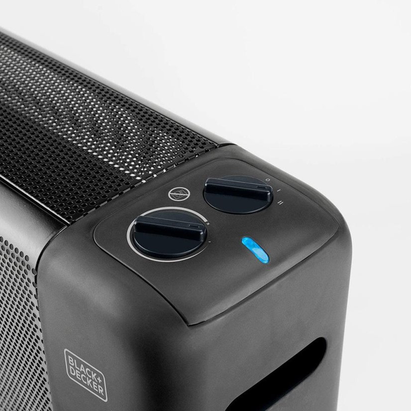 Black+Decker MICA BXMRA1500E fekete fűtőpanel
