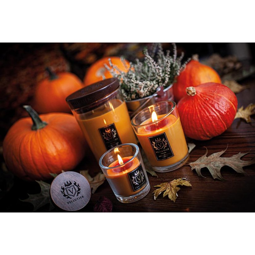 Kerze Vellutier klein, Spiced Pumpkin Soufflé