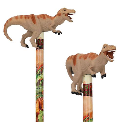 Ołówek z ozdobą dinozaura Dino World T-Rex