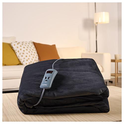Solac Reikiavik single CT8607 gray-black heated blanket