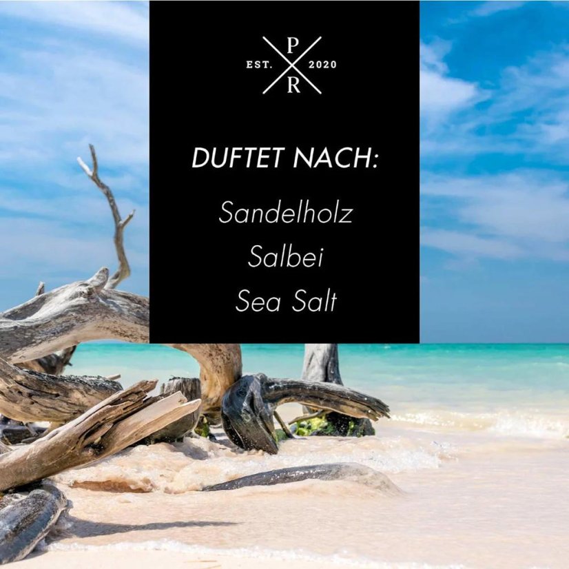 Purple River nagy gyertya, Dried Wood & Sea Salt