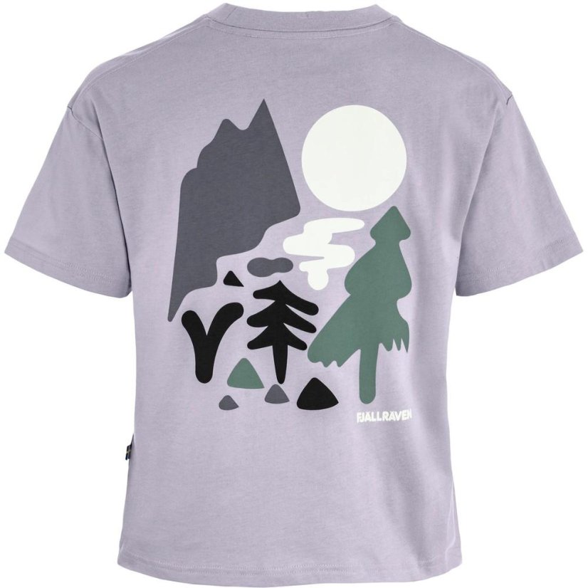 Dámské tričko Fjällräven Forest Walk T-shirt  W - Szín: Világoszöld