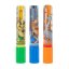 Set of three-color crayons in a Dino World pencil case