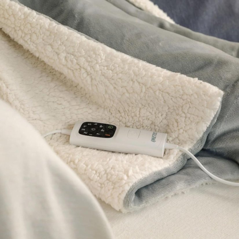 Imetec 16937 gray heated blanket