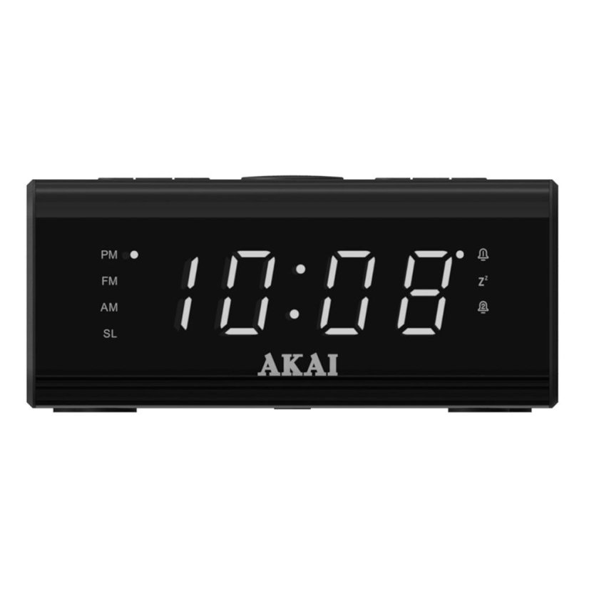 AKAI ACR-2010 čierny rádiový budík