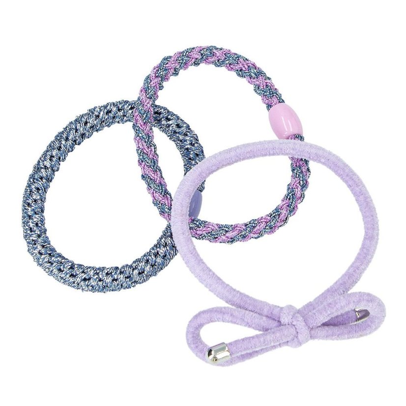 Set of three Miss Melody hair ties