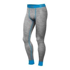 Kalhoty Tufte Bambull Grey Melange/Methyl Blue ŠEDÁ / MODRÁ