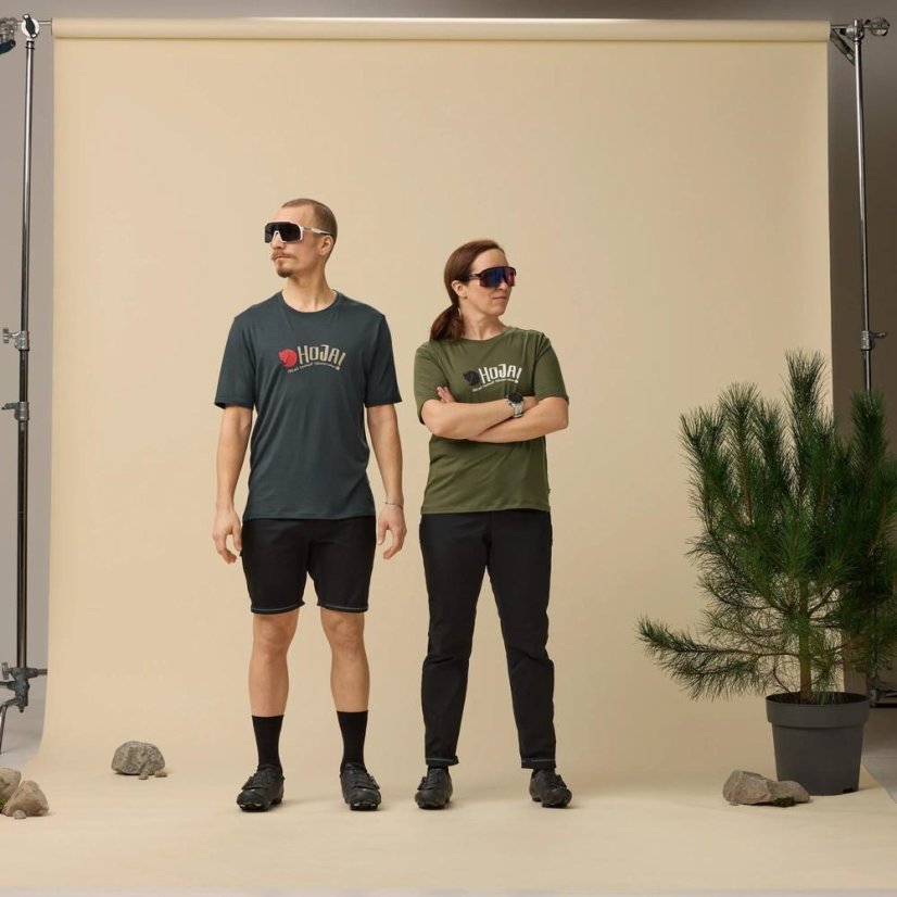 Pánské tričko Fjällräven Hoja Wool T-shirt M - Farba: Zelená, Veľkosť: M