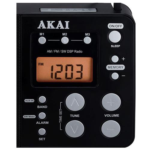 AKAI APR-200 Radio, Black