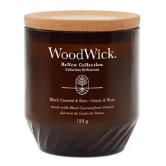 Svíčka WoodWick ReNew střední, Black Currant & Rose