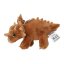Dino World dinosaur-shaped plush keychain