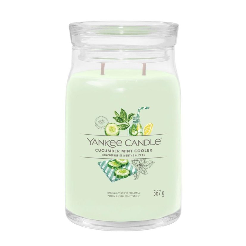 Yankee candle Signature Large Candle, Cucumber Mint Cooler