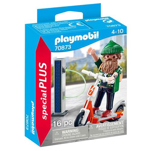Hipster s elektrokoloběžkou Playmobil 70873