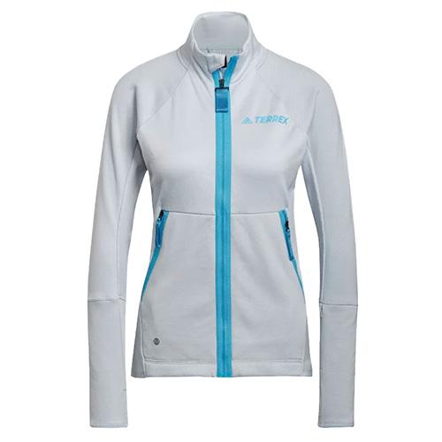 Adidas W TX Flooce HdJ Women's Outdoor Sweatshirt - Color: Light blue, Size: S