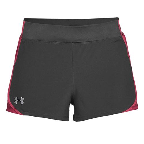 Women's Under Armour Speedpocket Run Shorts - Color: Black, Size: XS