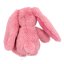 Nelly Princess Mimi Plush Rabbit, 19 cm – deep pink