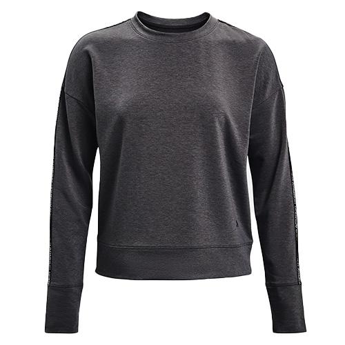 Under Armour Rival Terry Taped Crew Damen-Sweatshirt - Farbe: Schwarz, Größe: L