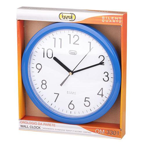 Nástěnné hodiny Trevi OM 3301 BL modré