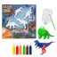 Dino World creative dinosaur painting set