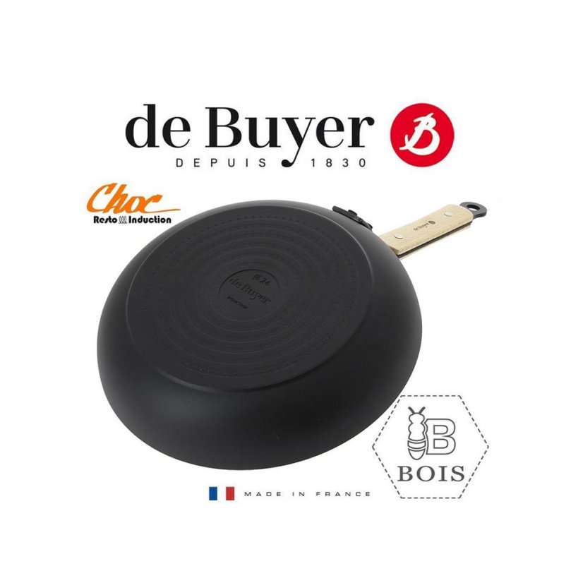 Antihaftpfanne de Buyer Choc B Bois Induction 8780.28, 28 cm