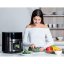 Heißluftfritteuse Black+Decker BXAF6500E schwarz-silber