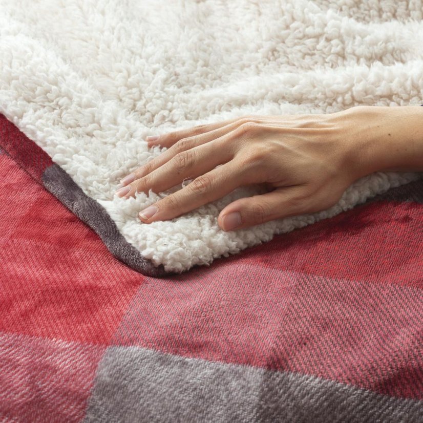 Heizdecke Imetec Adapto Tartan 16715 rot