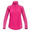 Under Armour Tech Graphic Half Zip Girls' T-Shirt - Color: Black, Size: L