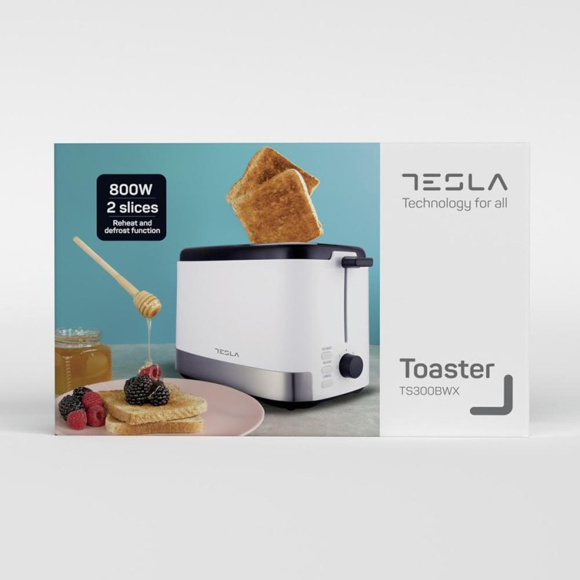 Toaster Tesla TS300BWX weiß