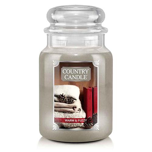 Świeca Country Candle duża, Warm & Fuzzy