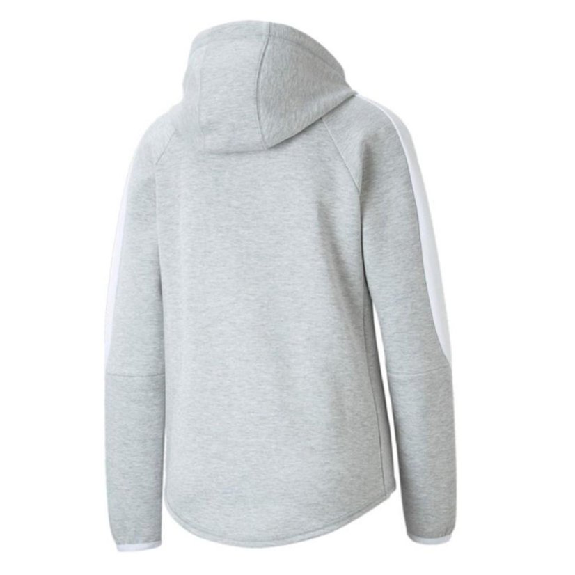Damen-Sweatshirt Puma Evostripe Full-Zip Hoodie - Farbe: Schwarz, Größe: M