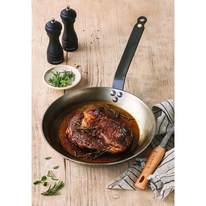 Ocelová pánev de Buyer Mineral B 5610.36, 36 cm