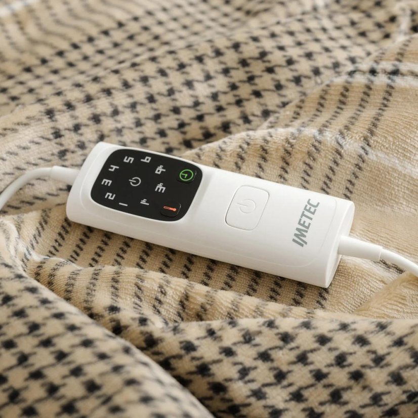 Imetec 16936 brown heated blanket