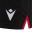Fußballshorts Macron Tempel - Farbe: Rot/Weiß, Größe: M