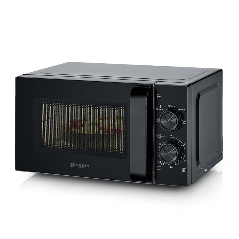 Severin MW 7790 microwave oven, stainless steel/black