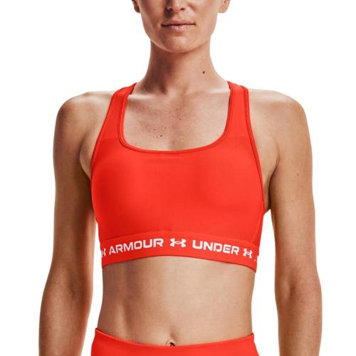 Damen-BH Under Armour Crossback Mid Bra - Farbe: Weiß, Größe: S