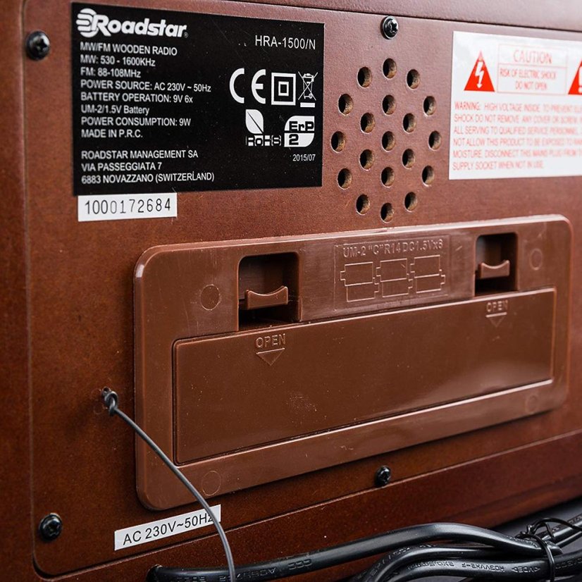Radio Roadstar HRA-1500N Holz