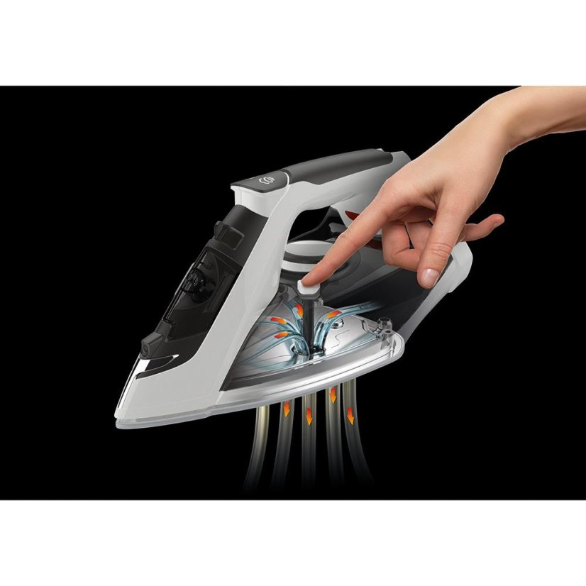 Dampfbügeleisen Imetec Z1 2800 ZEROCALC 9012 weiß-schwarz