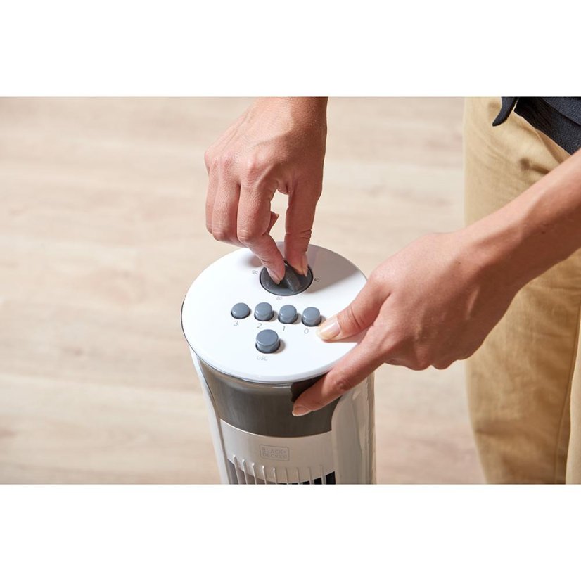 Black+Decker BXEFT48E fan, white