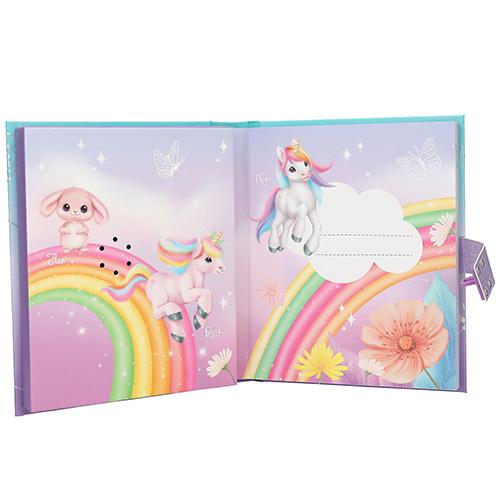 Diář na kód se zvukem Ylvi Unicorn Rainbow