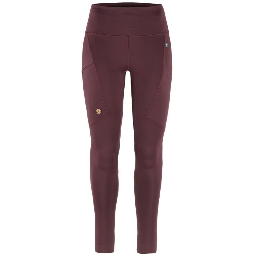 Dámské legíny Fjällräven Abisko Tights - Kolor: Czerwony, Rozmiar: S